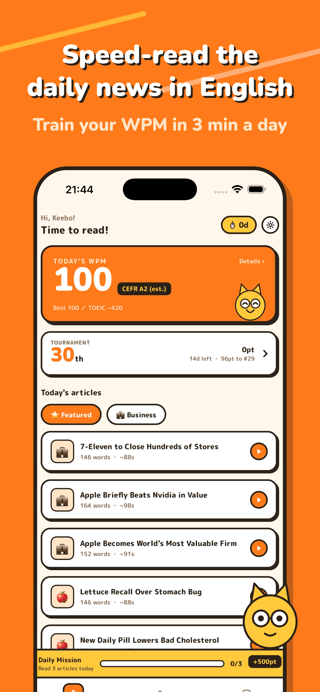 Yometa app screenshot 1